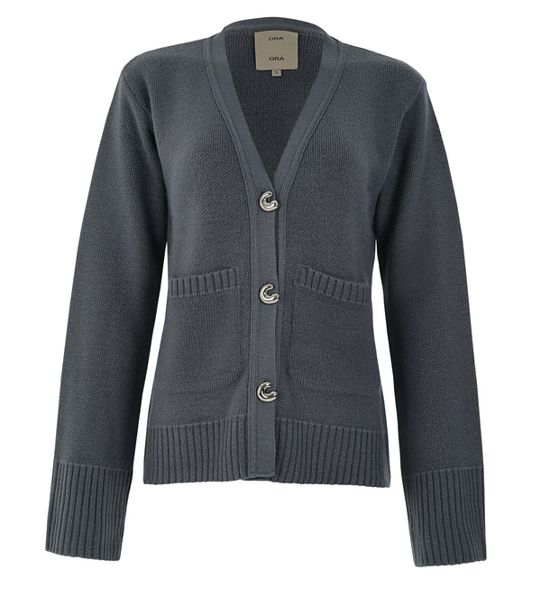 GREY CARDIGAN C