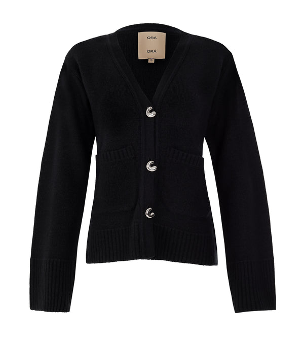 BLACK CARDIGAN C