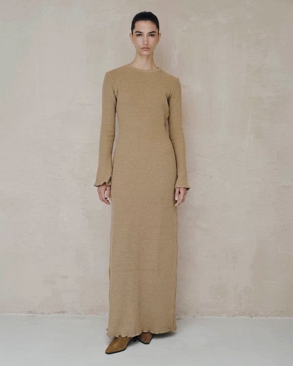 BEIGE DRESS